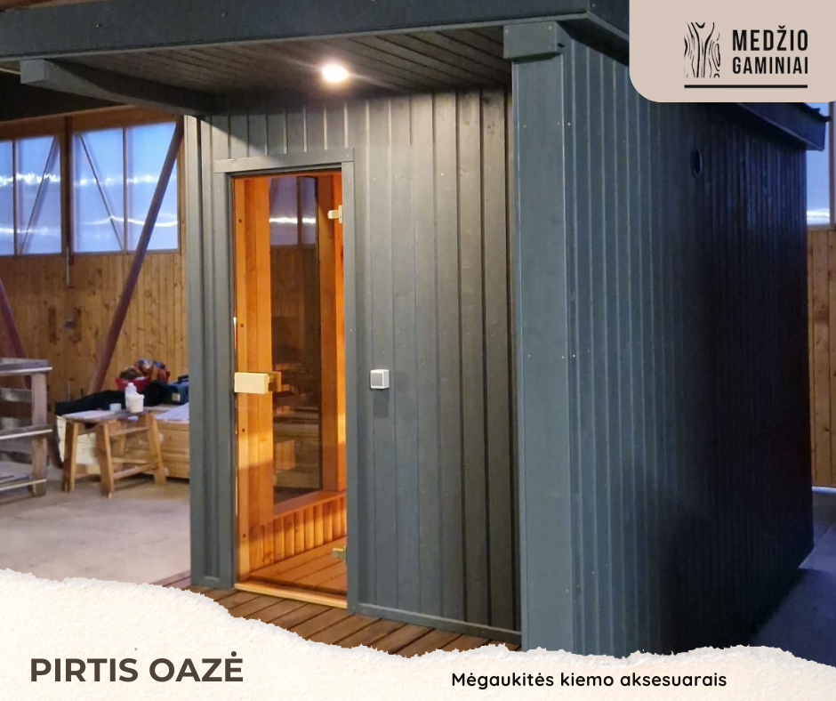 Modulinė lauko sauna Ela