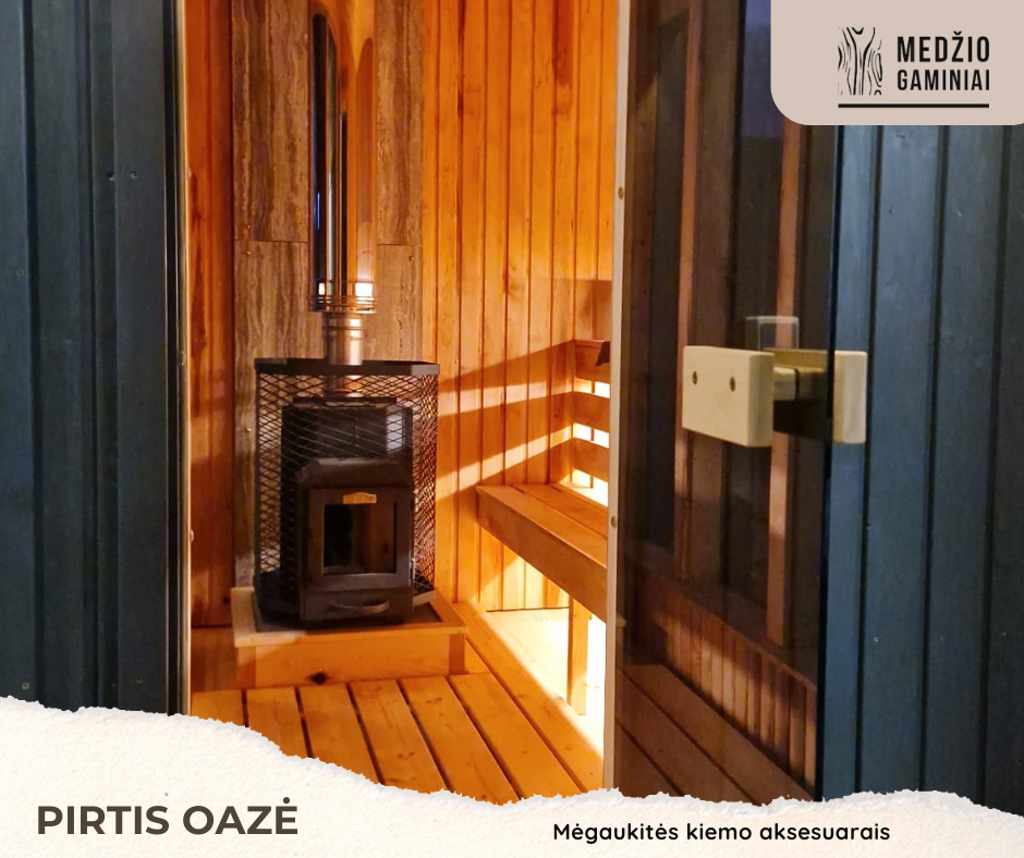 Modulinė lauko sauna Ela