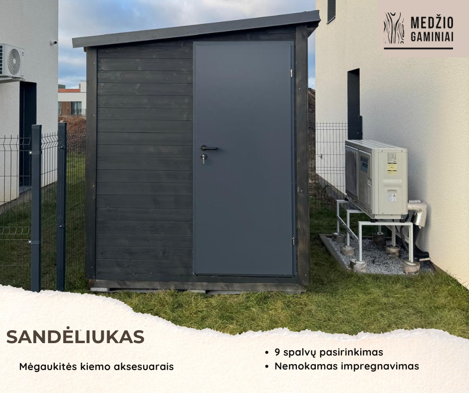 Sandėliukas 2x3 m