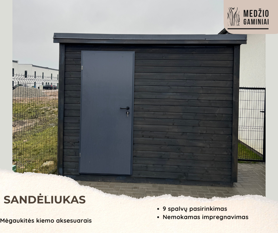 Sandėliukas 2x3 m