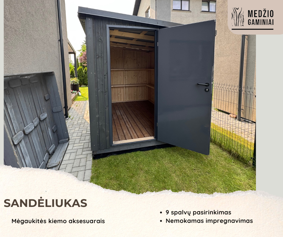 Sandėliukas 2x3 m
