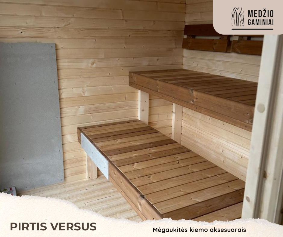 Sodo pirtis versus
