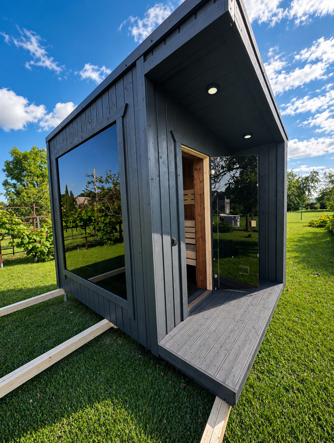 Modulinė lauko sauna Ela