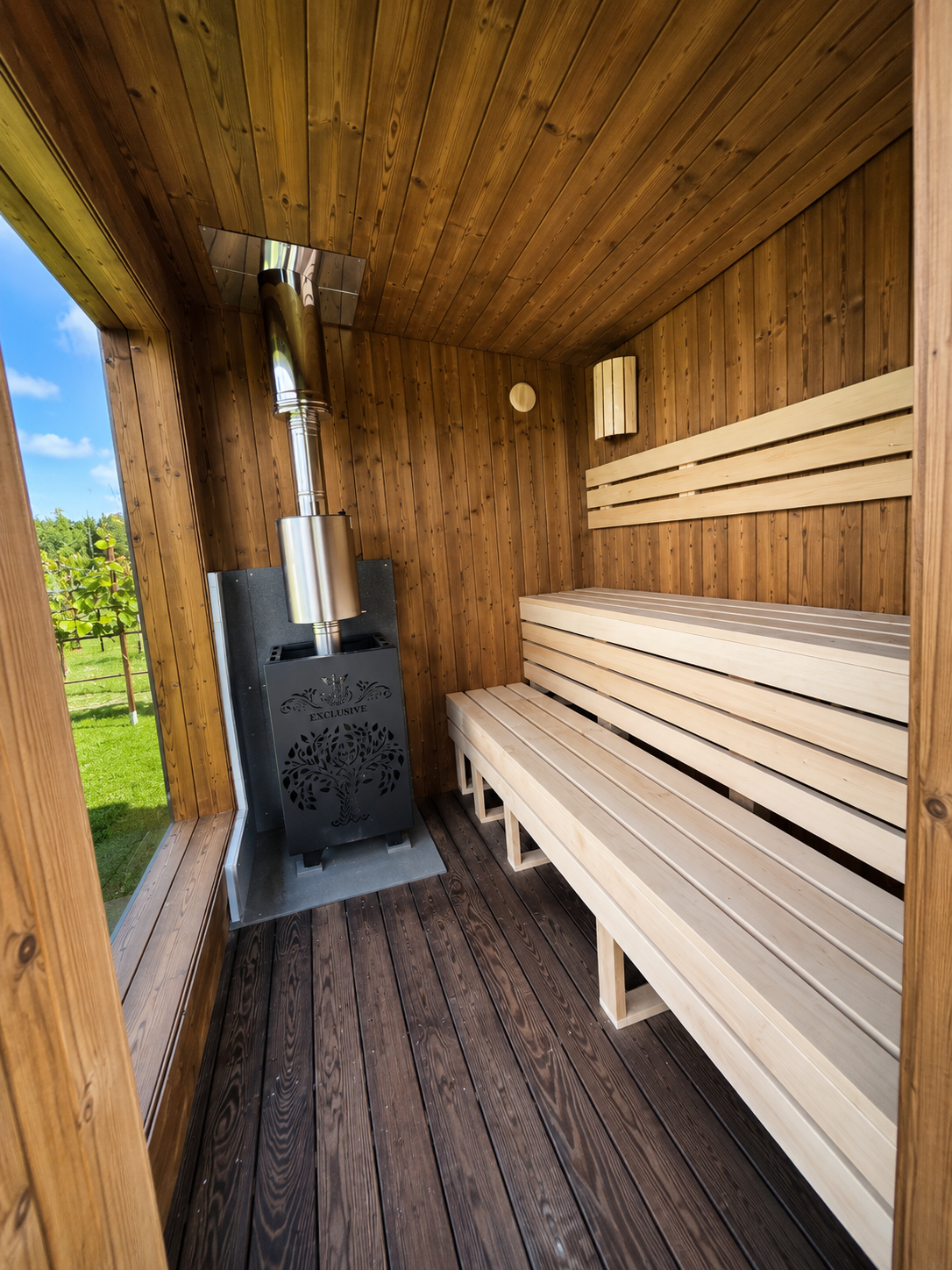 Modulinė lauko sauna Ela