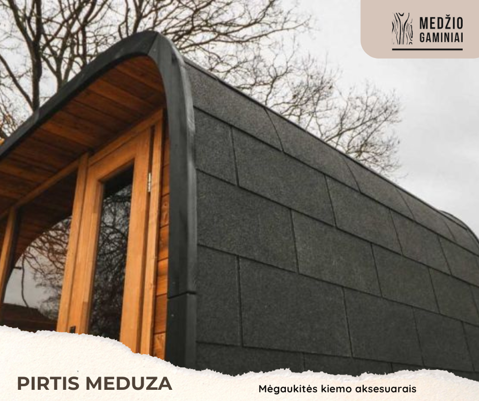 Modulinė termomedžio pirtis „Meduza“