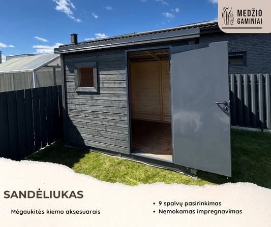 Sandėliukas 2x3 m