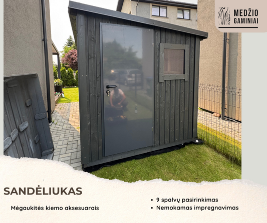 Sandėliukas 2x3 m